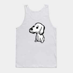 Unsettling doggy Tank Top